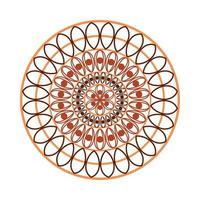 mandala isolated layout vector