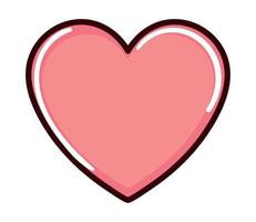 heart love icon vector