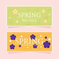 spring big sale banners