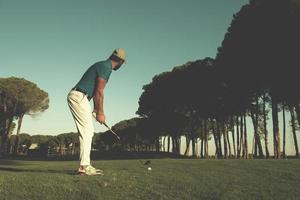 golf player view photo