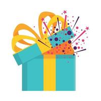 party gift surprise vector
