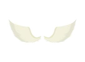 angel wings flat icon vector