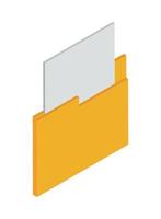 folder file icon vector