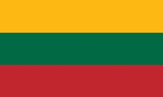 Lithuanian Flag hand drawn,Lithuanian litas hand drawn vector