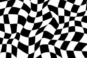 Abstract modern op art, checkered texture. Vector. vector