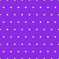 patrón sin costuras fondo violeta con puntos blancos. ilustración vectorial vector