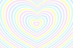 Abstract optical illusion background with a rainbow heart. Vector. vector