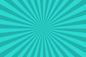 Green color burst background. Rays background in retro style. Vector. vector