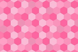 Abstract pink hexagonal background. Vector illustration.