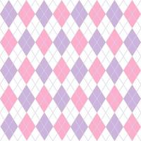 Argyle pattern seamless background. Vector illustration.