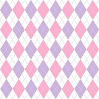 Argyle pattern seamless background. Vector illustration.