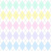 Argyle pattern seamless background. Vector illustration.