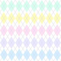 Argyle pattern seamless background. Vector illustration.