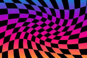 Abstract modern op art, checkered texture. Vector. vector