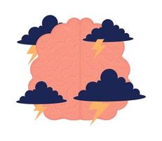 mental health day, icon vector