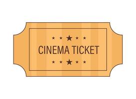 movie cinema ticket vector