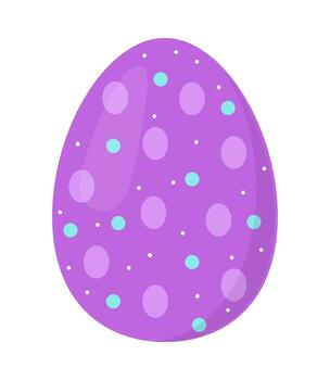 dotted easter egg vector