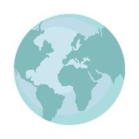 earth map icon vector