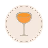 drink glass icon vector