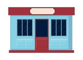 store front building vector