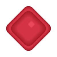 geometric red shape vector