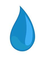 water drop icon vector