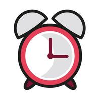 icono de reloj despertador vector