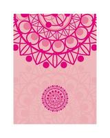 mandala decoration banner vector