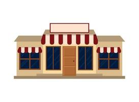 storefront commercial icon vector