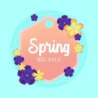 spring big sale vector
