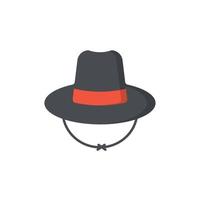 western hat accessory vector