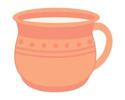 decorative cup icon vector