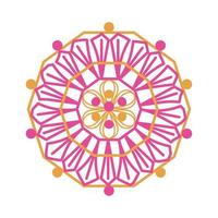 mandala ornament icon vector