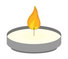 candle in chandelier vector