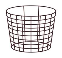 ecological basket icon vector
