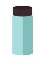 plastic bottle empty vector