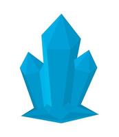 crystal stone low poly vector