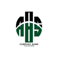creative ABS letter logo design with white background vector