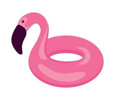 flamingo float inflatable vector