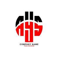 creative AYS letter logo design with white background vector