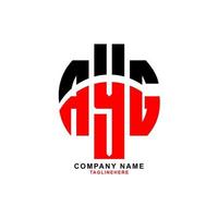 creative AYG letter logo design with white background vector