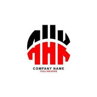 creative AXK letter logo design with white background vector
