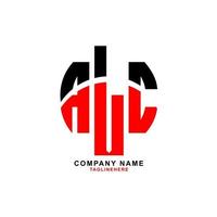 creative ALC letter logo design with white background vector