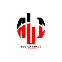creative ALI letter logo design with white background vector