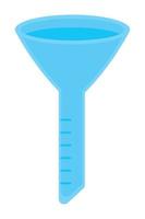 laboratory funnel icon vector