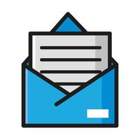 letter mail icon vector