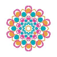 mandala ancient decoration vector