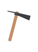 mining pickaxe tool vector