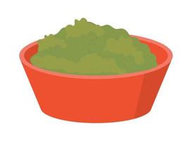 guacamole sauce icon vector