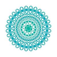 mandala, bohemio, icono vector